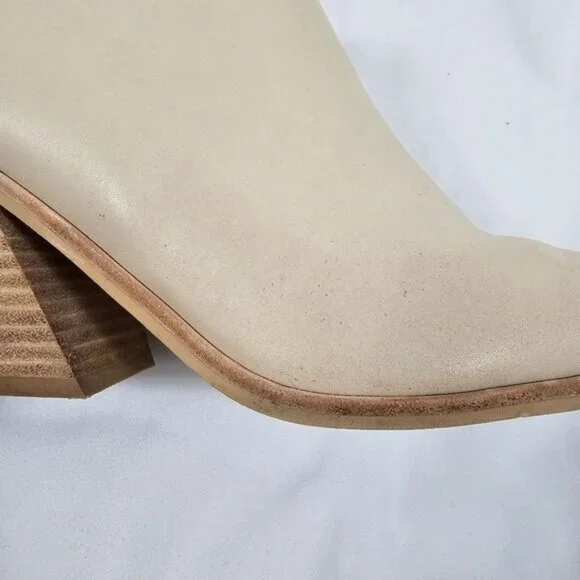 Dolce Vita Block Heel Mule In Cream - Size 11 - Picture 7 of 13